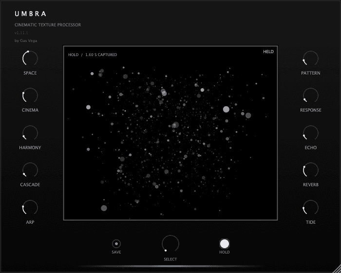 UMBRA audio plug-in interface